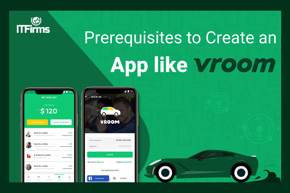 Prerequisites to Create an App like Vroom