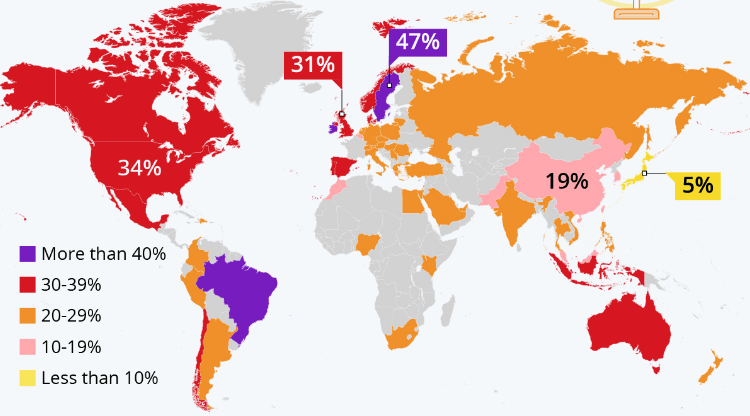 podcast app popular in countries